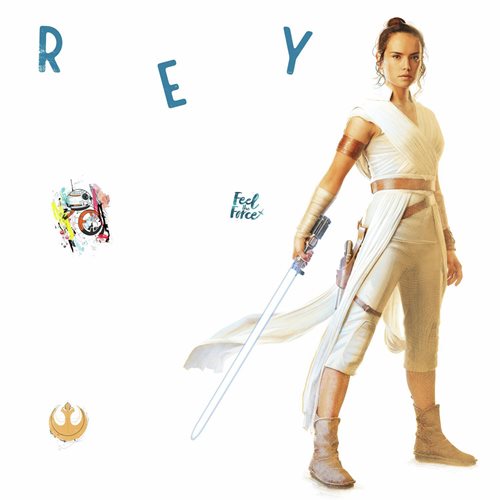 Star Wars Episode IX Rey Peel and Stick Giant Wall Decals