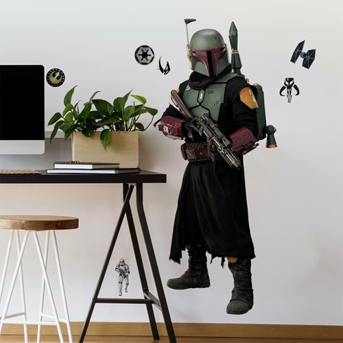 Star Wars: The Mandalorian Boba Fett Peel and Stick Giant Wall Decals