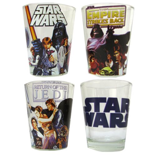 Star Wars Original Trilogy Mini Glass 4-Pack
