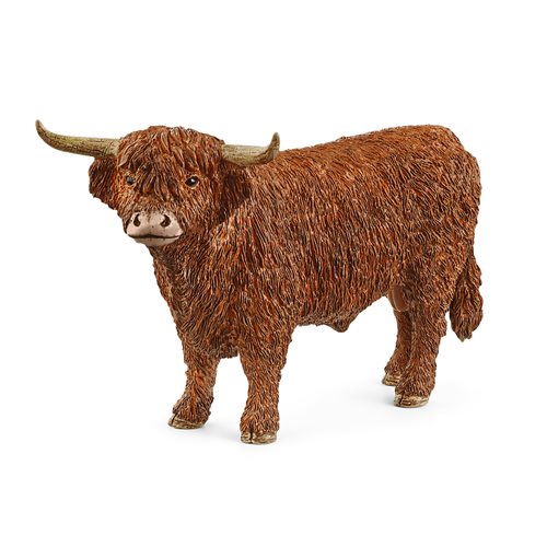 Farm World Highland Bull Collectible Figure