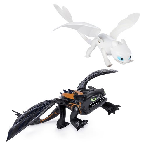 UPC 778988284704 product image for DreamWorks Dragons Legends Evolved Toothless and Lightfury Dragon Action Figures | upcitemdb.com