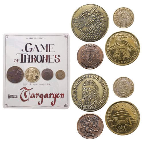 Game of Thrones House Targaryen 4-Pack Coin Set
