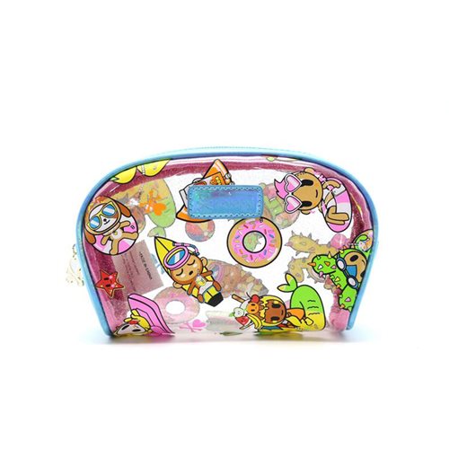 Pool Party Clear Cosmetic Case