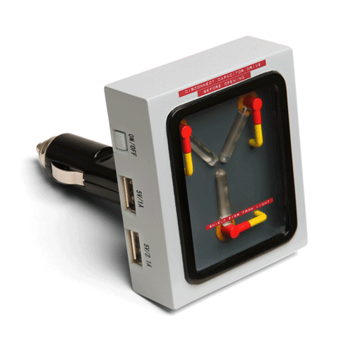 Back to the Future Flux Capacitor Car Charger Think Geek Back to the Future Car