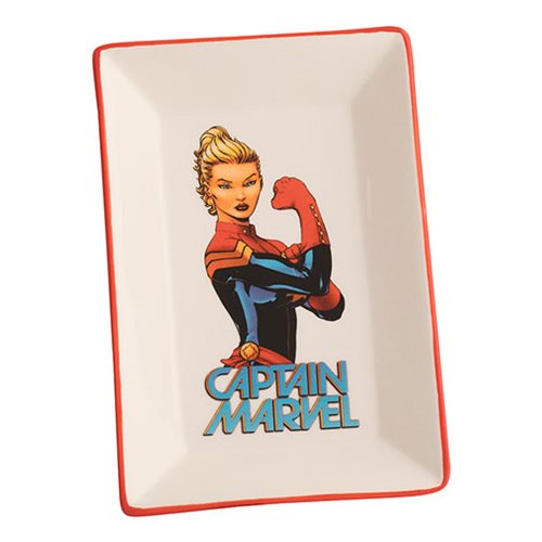 Captain Marvel Shaped Trinket Tray