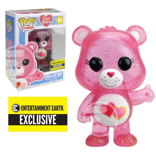 Care Bears Glitter Love-a-Lot Bear Pop! Figure EE Exclusive