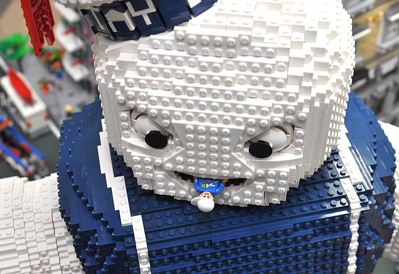 Stay Puft Marshmallow Man in Lego New York