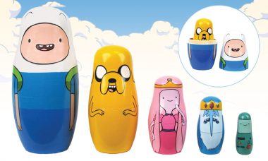 Adventure Time Wood Nesting Dolls