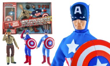 Captain America Limited Edition Retro Action Figure Set