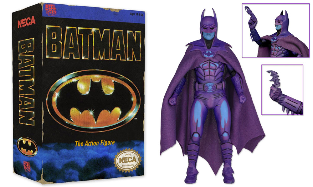 NECA Reel Toys Batman 1989 The Action Figure 8-Bit NES Video Game Michael Keaton 