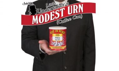 Little Undertaker’s Modest Urn Coffee Can