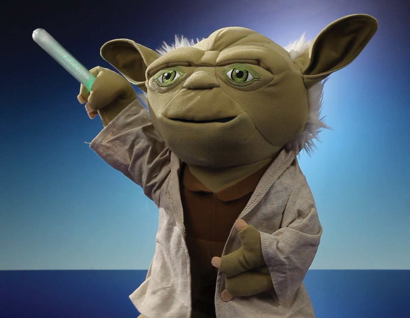 Star Wars 16-inch Lightsaber Battle Yoda Deluxe Plush 