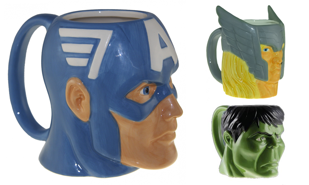 Avengers Molded Mugs