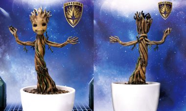 Baby Groot Action Hero Vignette Model Kit