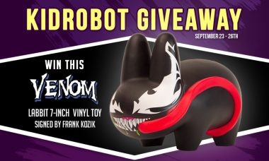 Win this Kidrobot Venom Labbit Signed by Frank Kozik