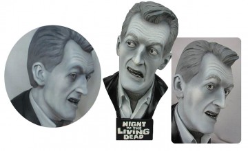 Night of the Living Dead Cemetery Zombie Bust