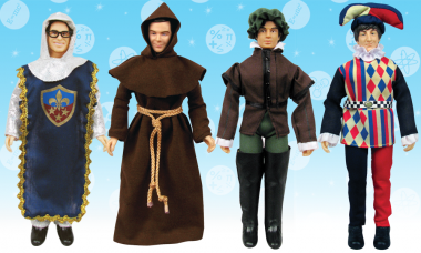 The Big Bang Theory Renaissance Fair Costumes 8-Inch Action Figures SET OF 4 