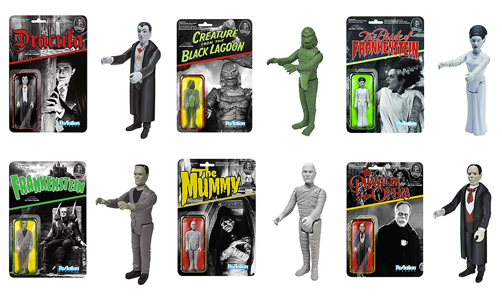 Reminisce With Classic Universal Monsters ReAction Figures