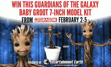 baby groot model kit giveaway