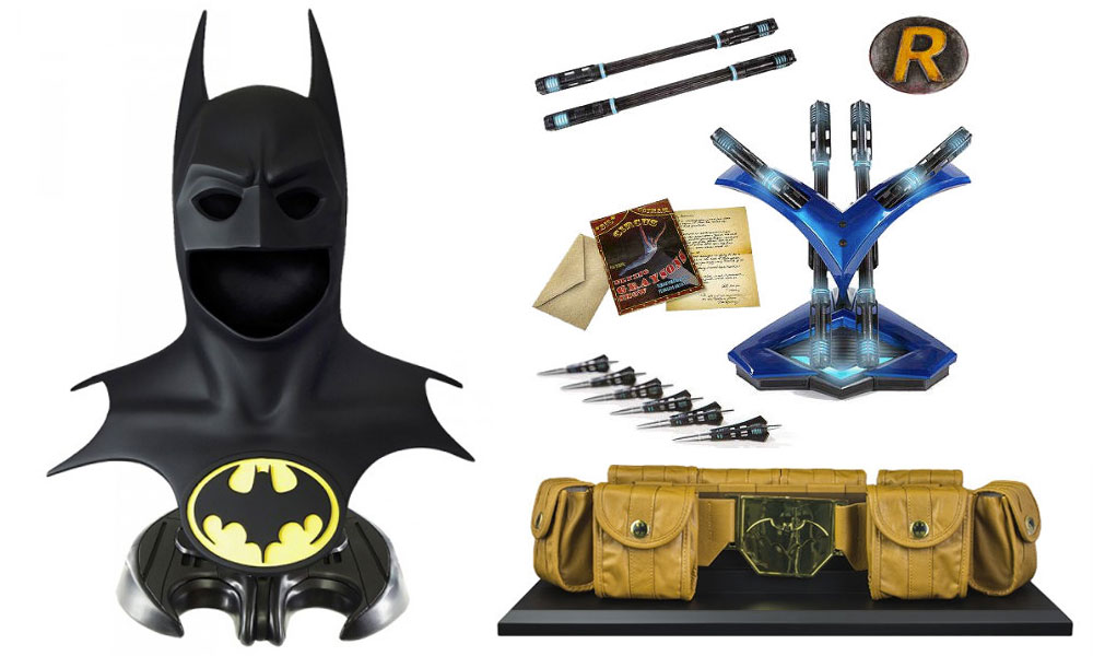 Batman Arkham Origins Black Mask Arsenal Full Scale Replica 