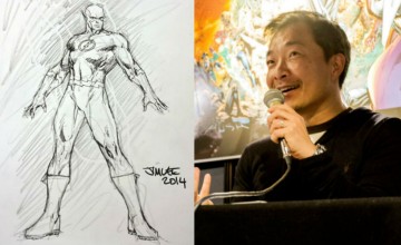 jim lee at kotobukiya the flash
