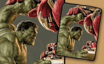 Age of Ultron Hulk vs Hulkbuster Blanket