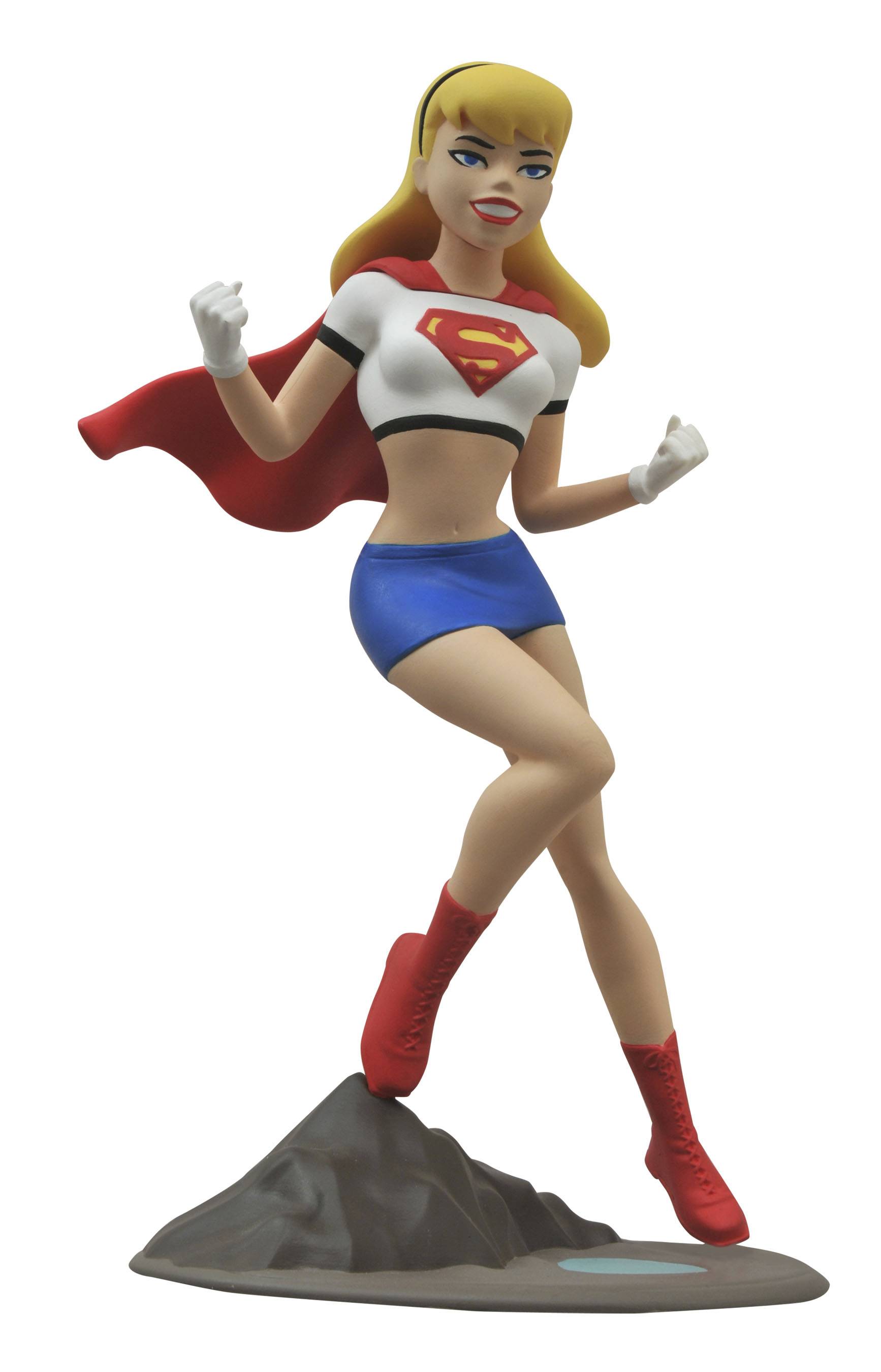 supergirl animated statue