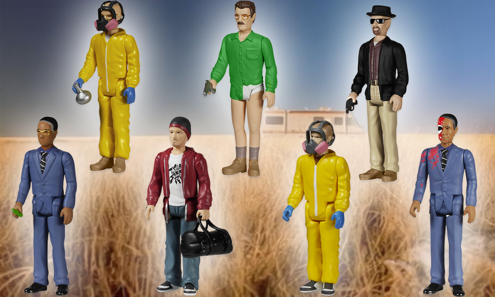 NO PANTS "REACTION" ACTION FIGURE 2015 "BREAKING BAD" WALTER WHITE 
