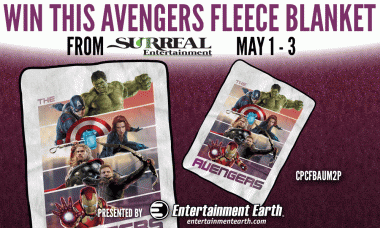 Entertainment Earth Giveaway: Avengers Fleece Blanket