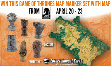 Entertainment Earth Giveaway: Game of Thrones Map Marker Set with Map