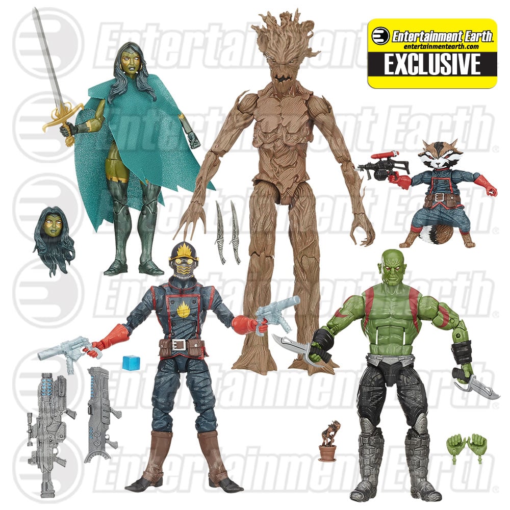Guardians of the Galaxy Marvel Legends Action Figure Set - Entertainment Earth Exclusive