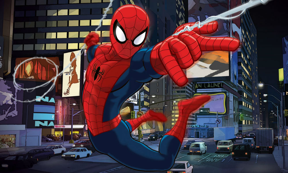 animated spider-man