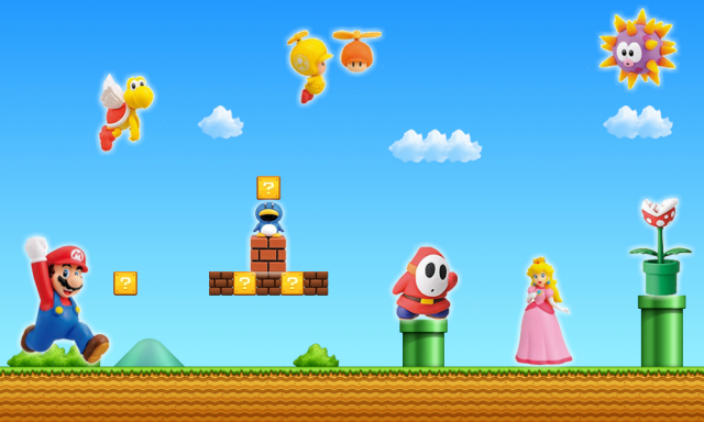 super mario figures