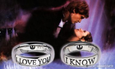 Celebrate the Princess and Scruffy Looking Nerf Herder’s Romance with Rings