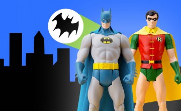 Batman and Robin Super Powers Collection ArtFX Statues