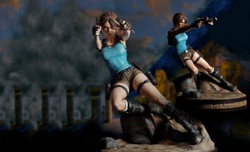 Tomb Raider Lara Croft Temple of Osiris Statue