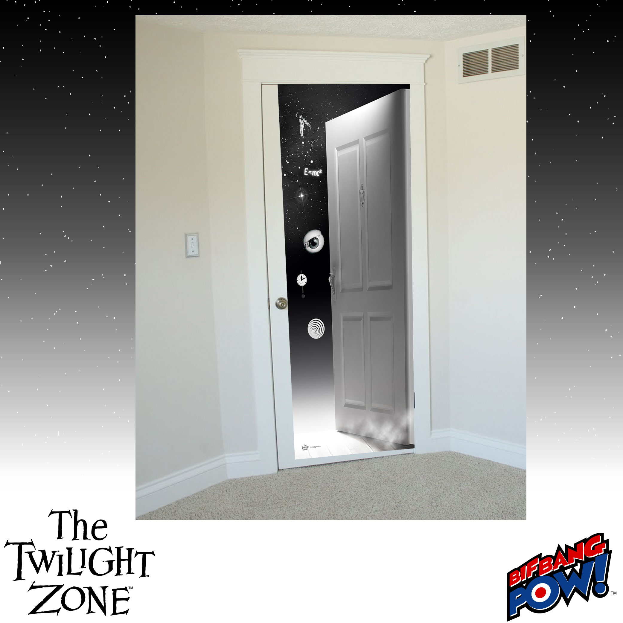 Twilight Zone Door Decal