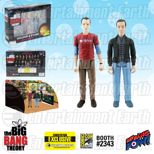 THE BIG BANG THEORY™ Sheldon and Stuart 3 ¾-Inch Action Figures Set of 2 – Convention Exclusive