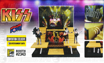 KISS Alive II Stage with 1:20 Scale Action Figures – Deluxe Box Set #1 – Convention Exclusive