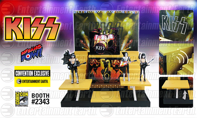 KISS Alive II Stage with 1:20 Scale Action Figures – Deluxe Box Set #1 – Convention Exclusive