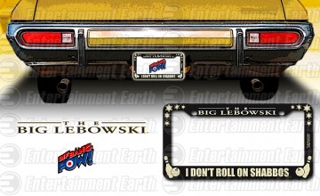 BBP Big Lebowski License Plate Frame