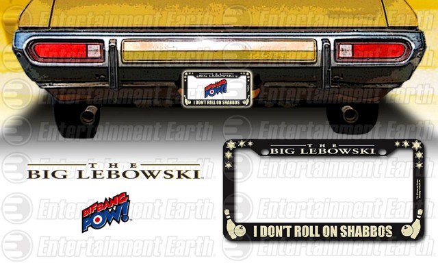 BBP Big Lebowski License Plate Frame