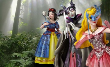 Disney Showcase Masquerade Statues