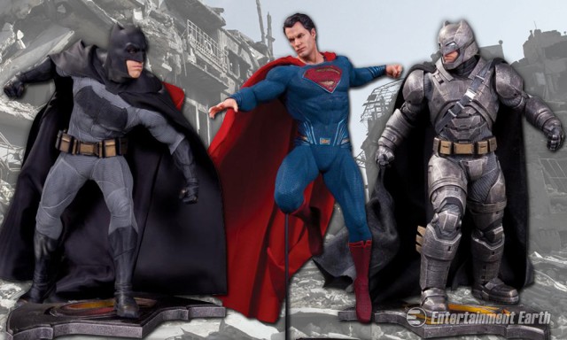 Batman v Superman Statues
