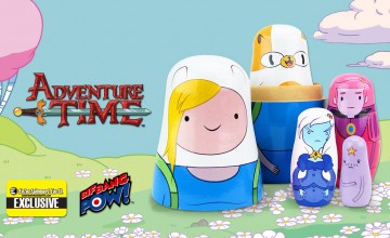 Adventure Time Fionna and Cake Nesting Dolls