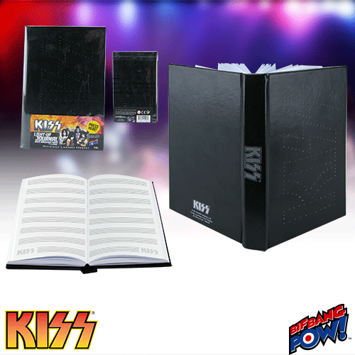 KISS Light-Up Journal w/Music Paper