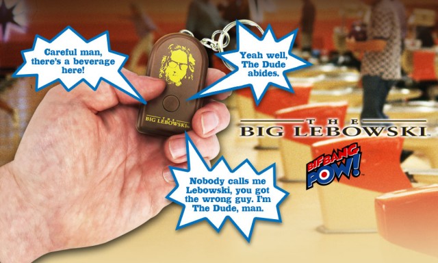 Big Lebowski Talking Keychain