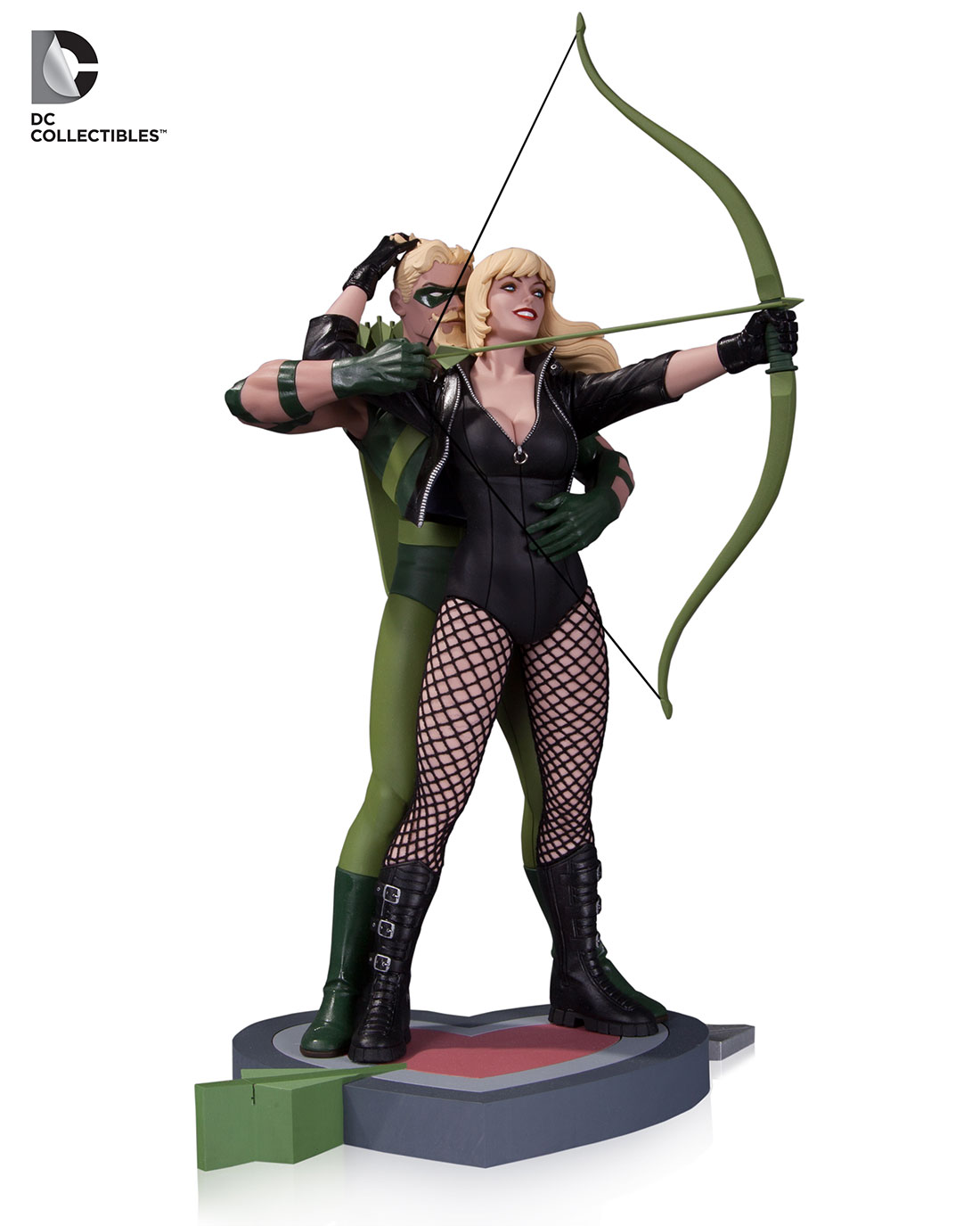 Green Arrow Black Canary Statue