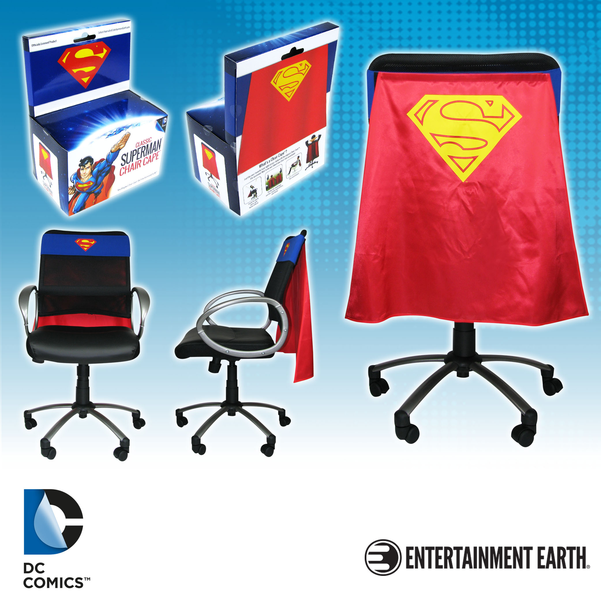 Superman Silver Age Chair Cape