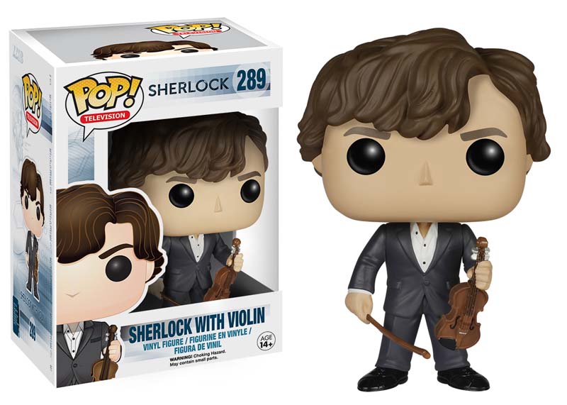 Sherlock with Violin Pop! Vinyl